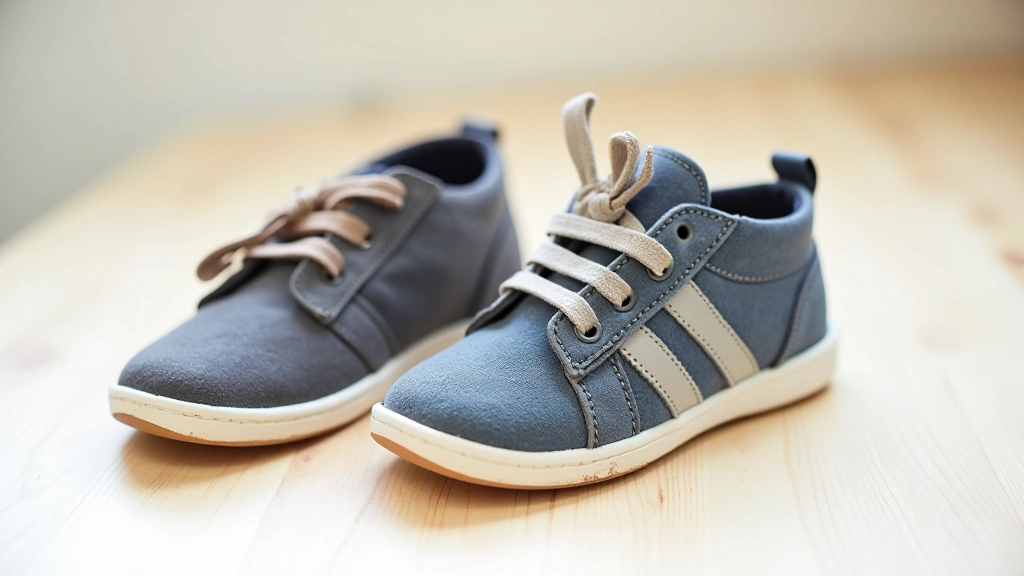 Student shoes that are worn out and need replacement, showing wear and tear